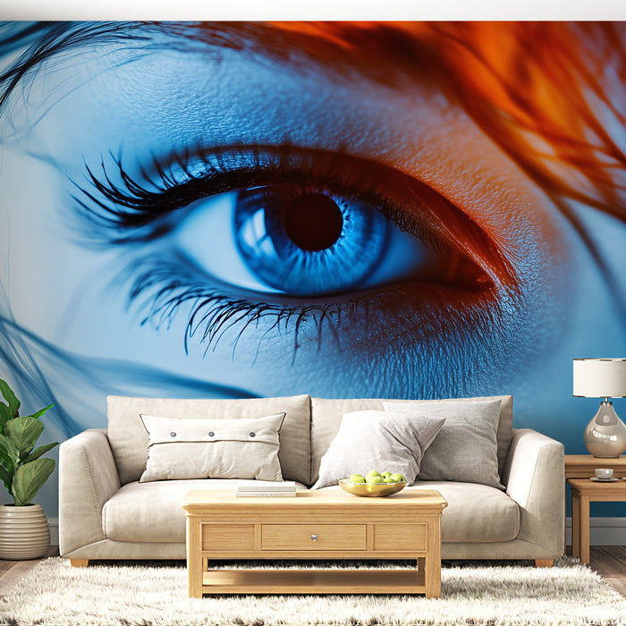Tapeta blue eye | Umělecký a moderní pohled