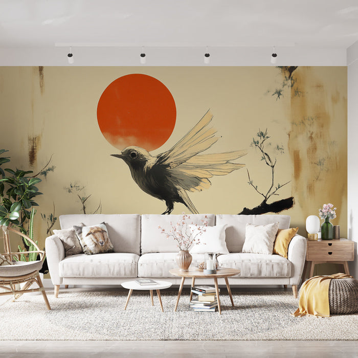 Tapeta ptak | Naturalna równowaga i nowoczesność