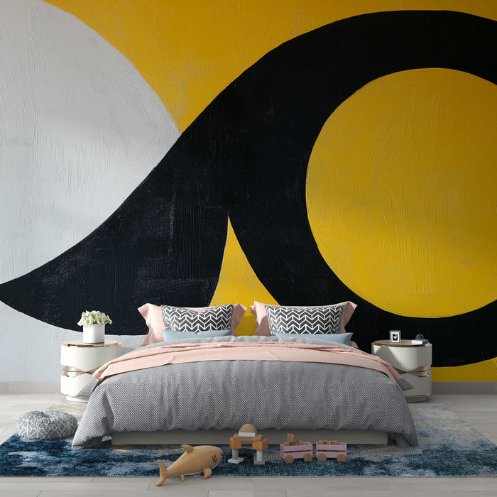 Colorful Mural Wallpaper | Circle and tricolor