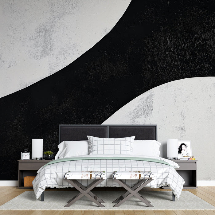 Colorful abstract Mural Wallpaper | Between black and gray