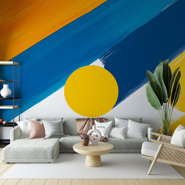 Fototapet | Lyse og geometriske farger