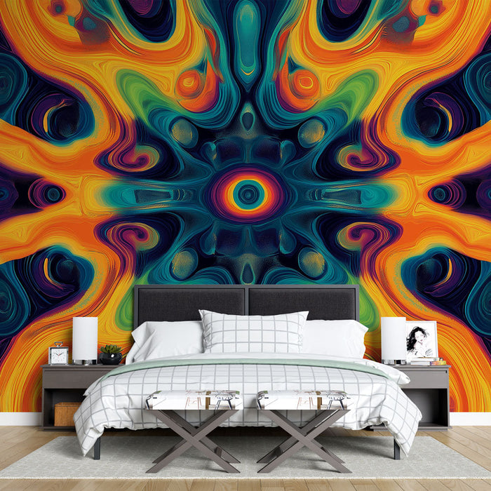 Mural Wallpaper abstract | Colorful and dynamic design