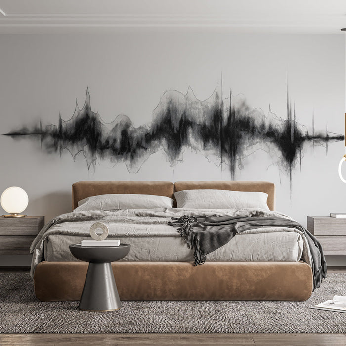 Mural Wallpaper abstract | Line of sounds