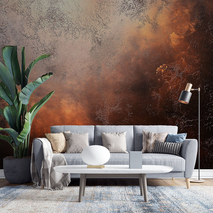 Mural Wallpaper | Uzor tamnih i toplih oblaka