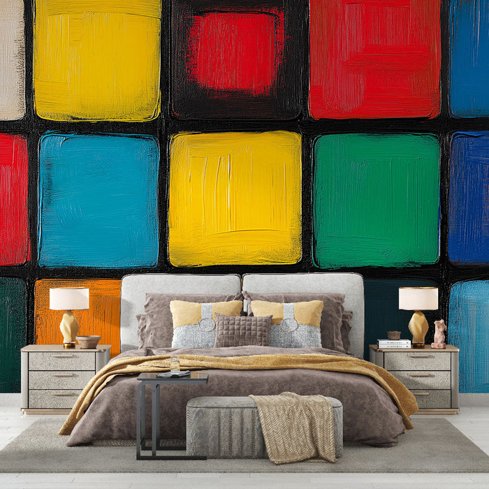 Pilditapet | Värvilised värviploki mustrid