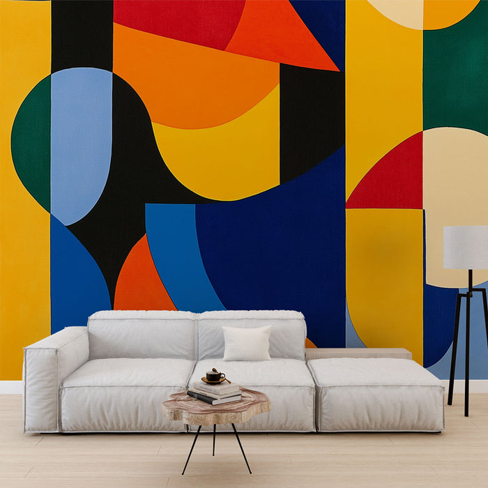 Fototapet | Färgglada och moderna geometriska mönster