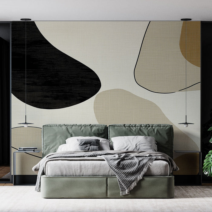 Papel pintado | Patrones orgánicos en tonos neutros