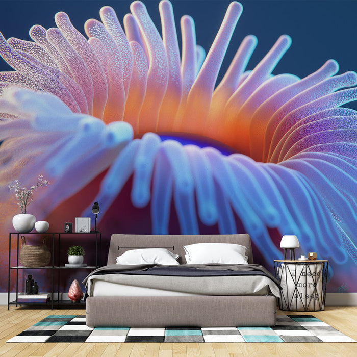 Papel de parede anemone | Padrões orgânicos inspirados no leito marinho