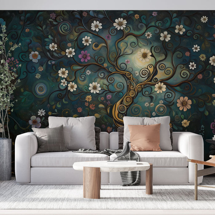 Foto Behang tree of life | Artistiek en kleurrijk ontwerp