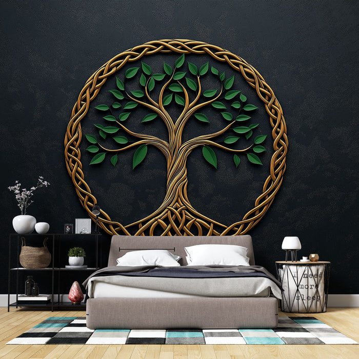 Tapete árvore da vida | Design celta e natural