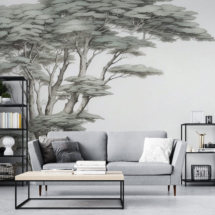 Tree Mural Wallpaper | Majestic and Verdant Tree