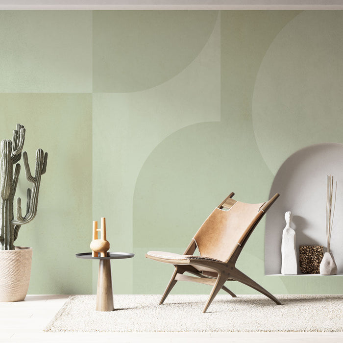 Tapete art déco | Odstíny khaki