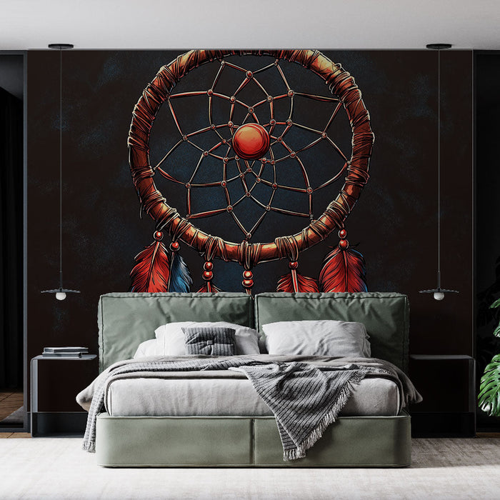 Papel de parede dream catcher | Decoração boêmia moderna