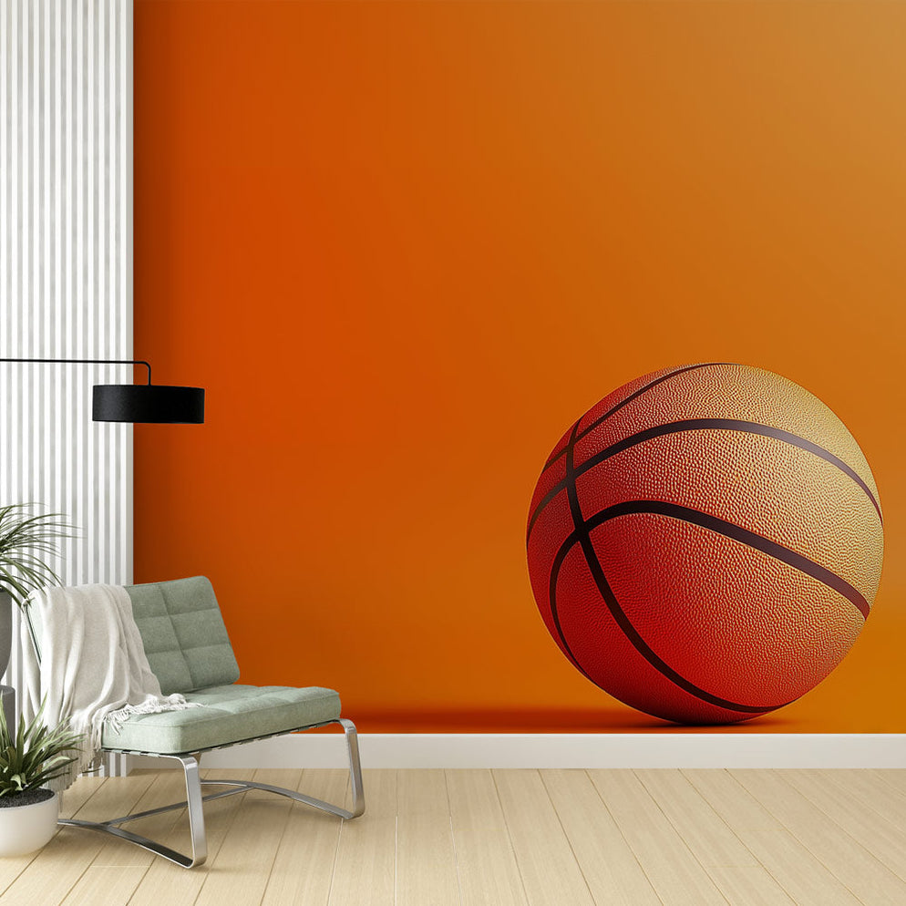 Mural Wallpaper basketball | Modern and dynamic design — WonderMural