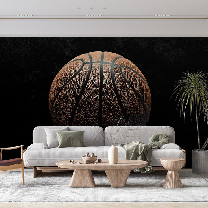 Tapeta basketball ball | Realistický a texturovaný design