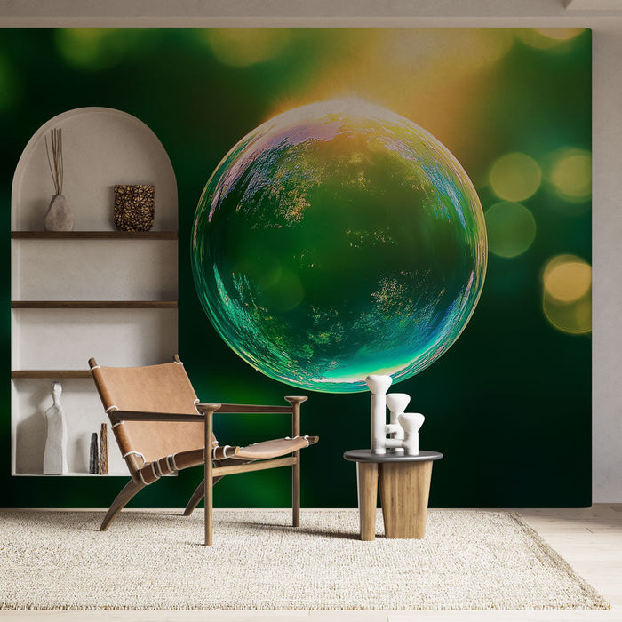 Carta da parati soap bubble | Brillantezza e leggerezza in armonia con la natura
