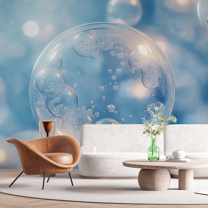 Fototapet su kabarcıkları | Parlak ve sakinleştirici etki