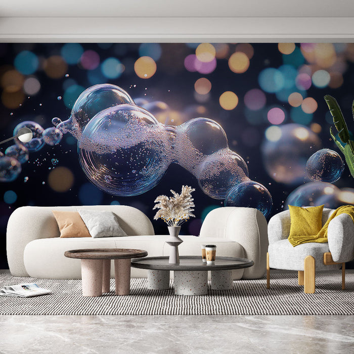 Foto Behang bubbels | Bursts of Colors and Luminance