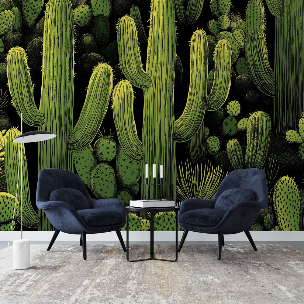 Mural Wallpaper cactus