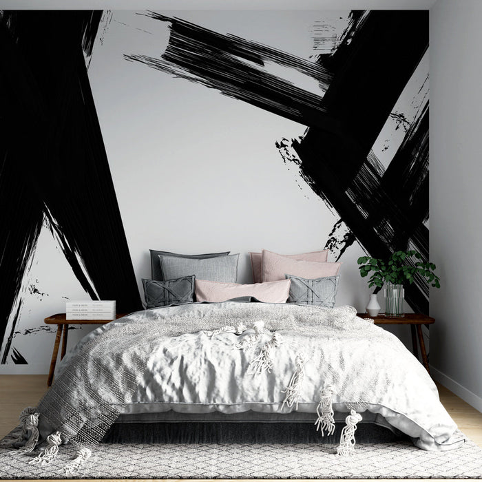 Mural Wallpaper Japanese Calligraphy | At the Heart of the Strokes