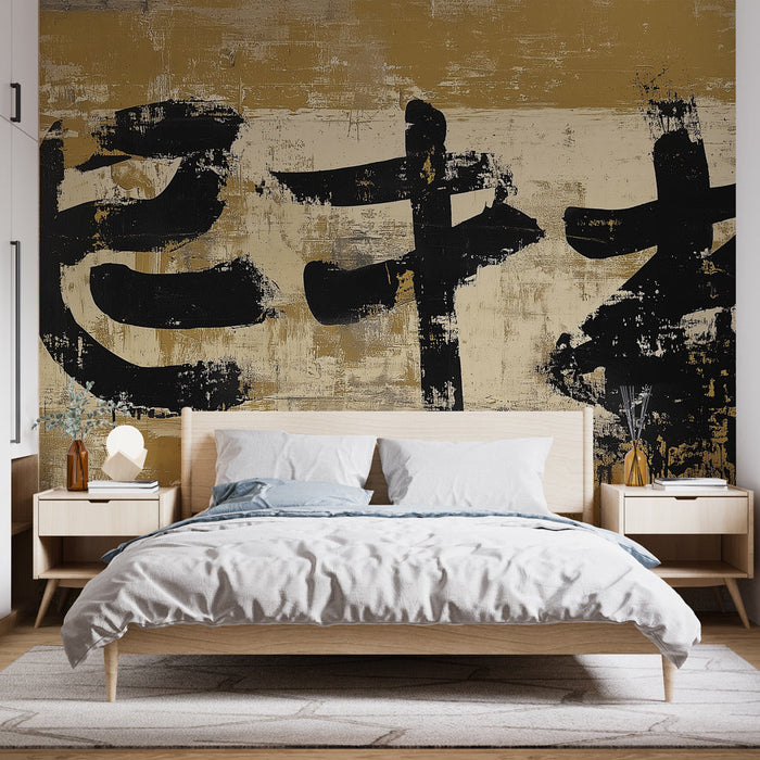 Fototapet Japansk kalligrafi | Gatekunst