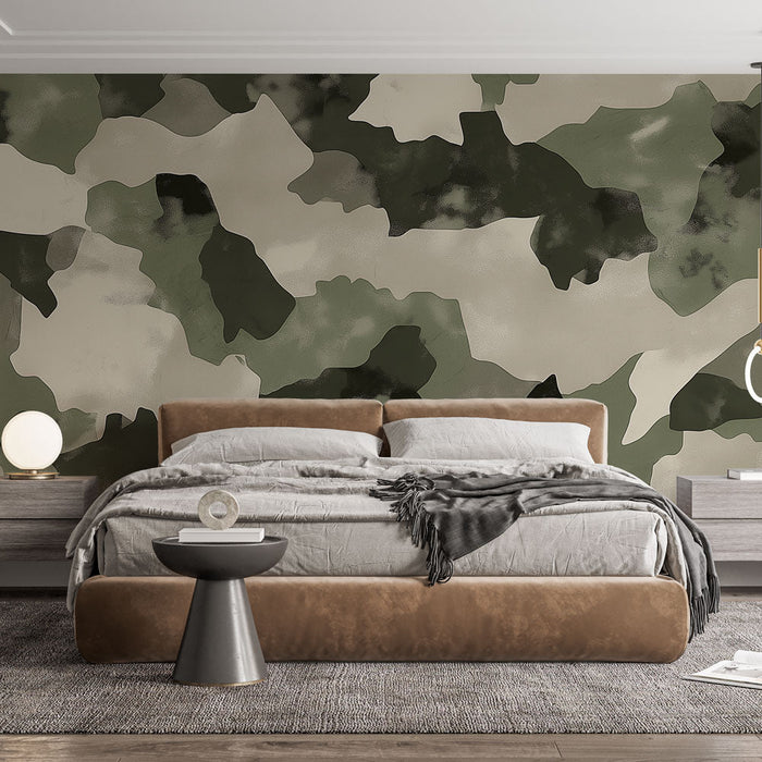 Военно камуфлажно tapeti | Състарен бежов и каки