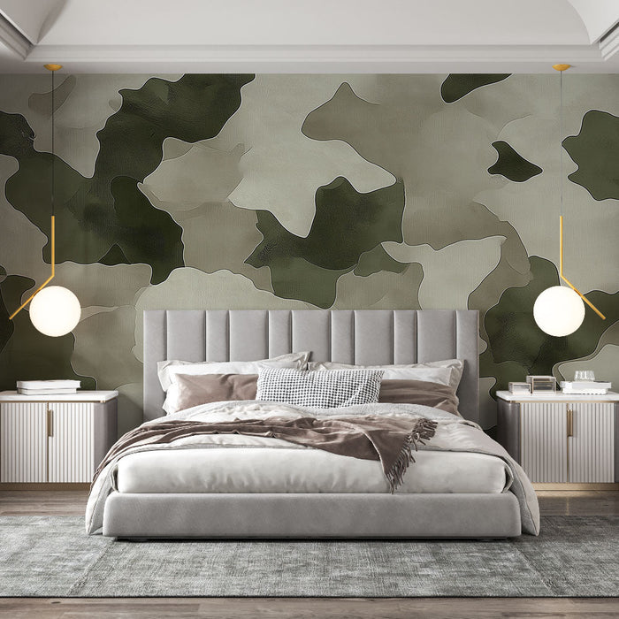 Foto Behang camouflage | Texturen en militair khaki