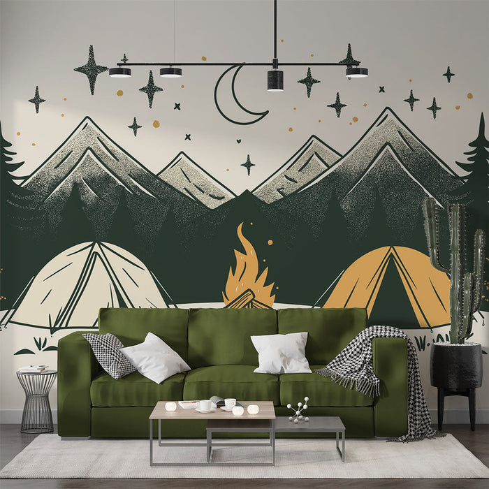 Tapetti camping | Leirintäalue tähtien alla nuotiolla