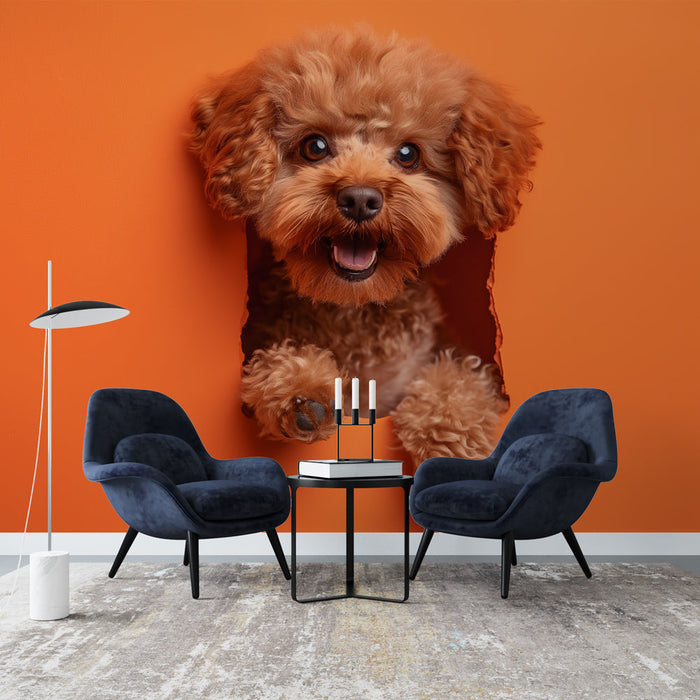 Fototapet puddel | 3D kommer ud af væggen