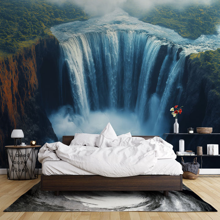 Seinapilt juga | Majesteetlik juga, mida ümbritseb lopsakas loodus