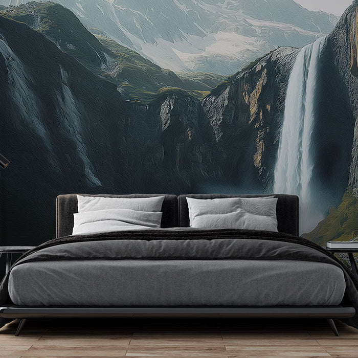 Seinapilt juga | Kaunis mägimaastik majesteetliku joaga