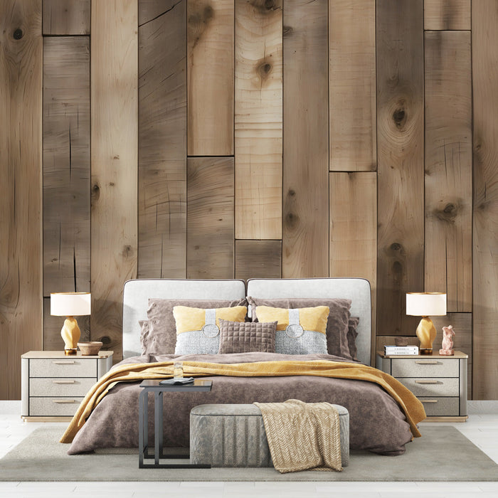 Wood-look Mural Wallpaper | Disordered Planks
