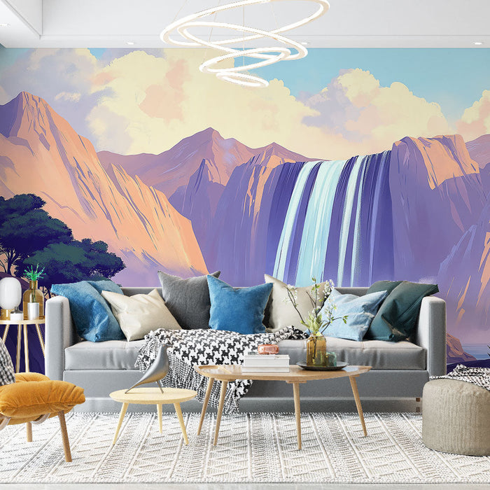 Tapeet juga | Rahustav maastik koos majesteetliku juga