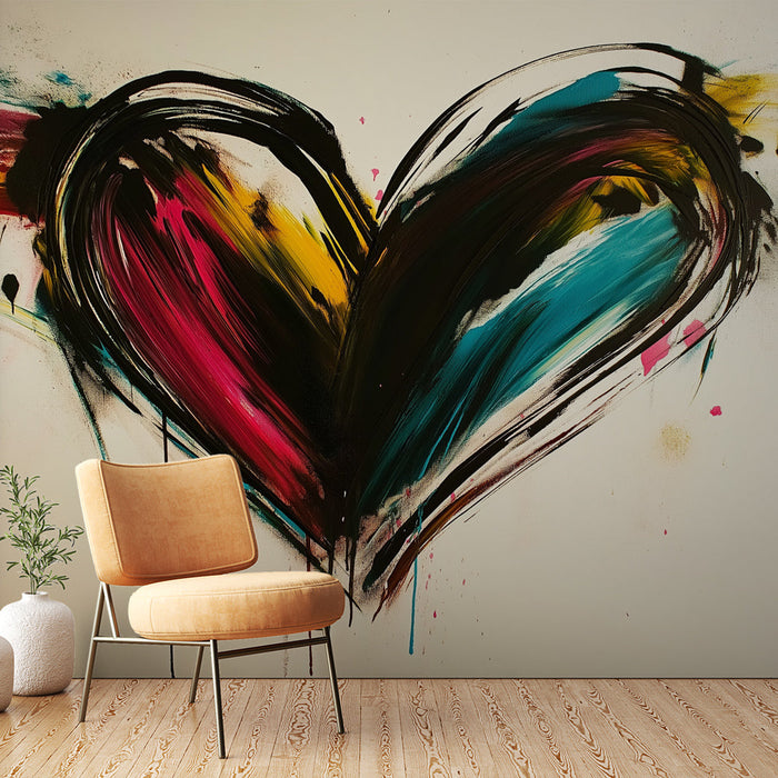 Fototapet kalp | Resimde aşkın fazlası