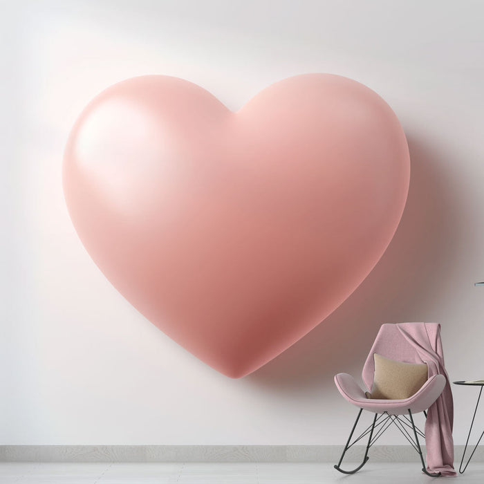 Сърце тапет | Пастелно розово