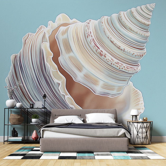 Foto Behang schelp | Elegante schelp met subtiele details