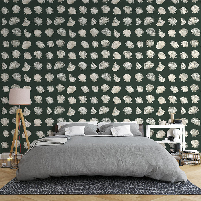 Fototapeet karpidega | Karpide muster rohelisel taustal