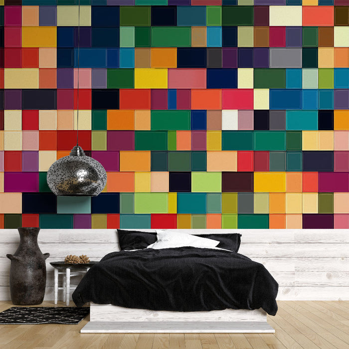 Tapeta u jarkim bojama | Mozaik živopisnih nijansi za energiziranje vašeg prostora