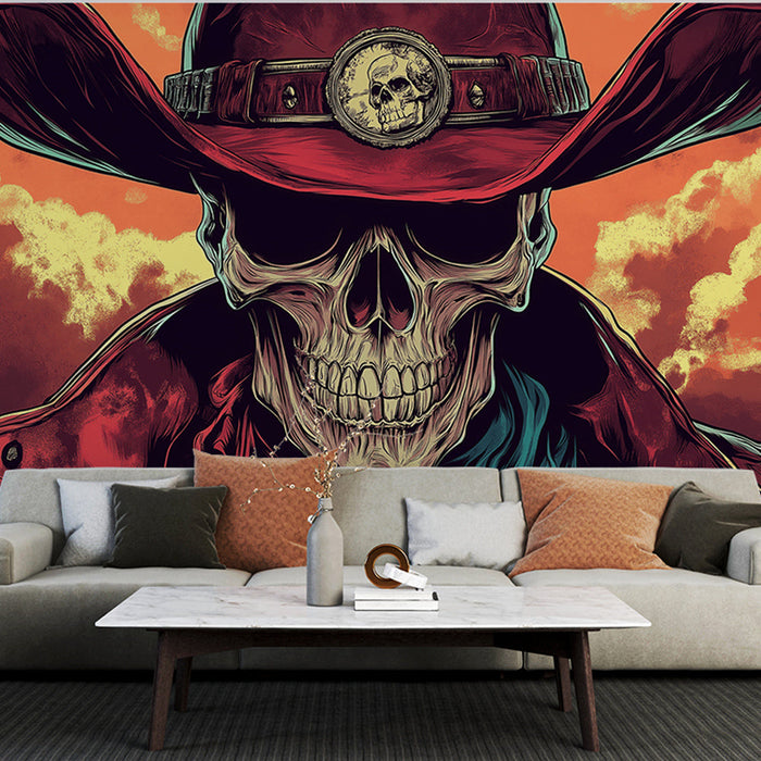 Tapet cowboy-skull | En fedt udseende til en unik indretning