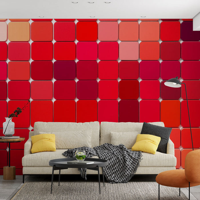 Tapeta gradient rdečih odtenkov | Paleta živahnih in nežnih rdečih odtenkov