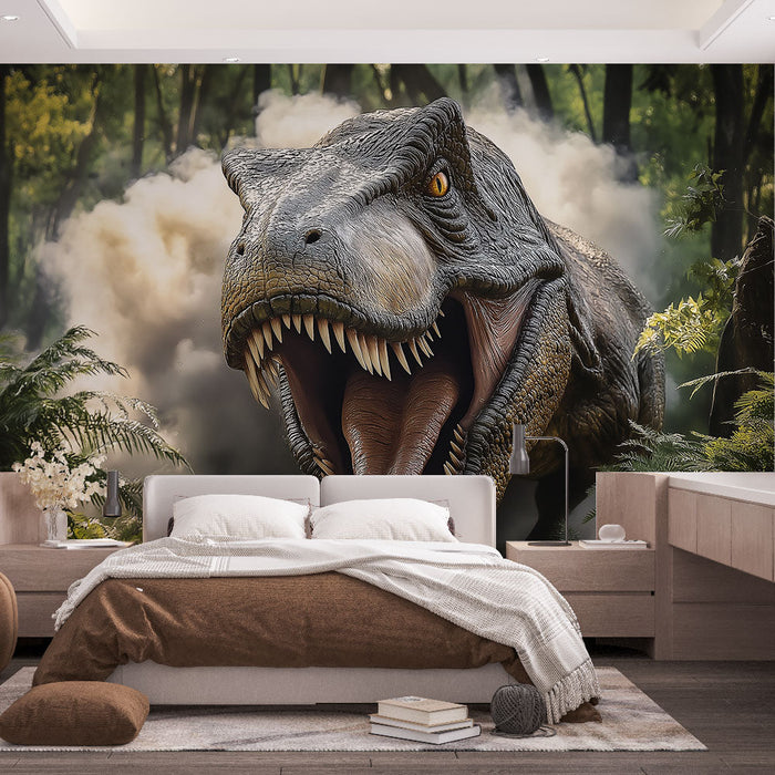 Mural Wallpaper dinosaur | Realistic Jurassic Creature