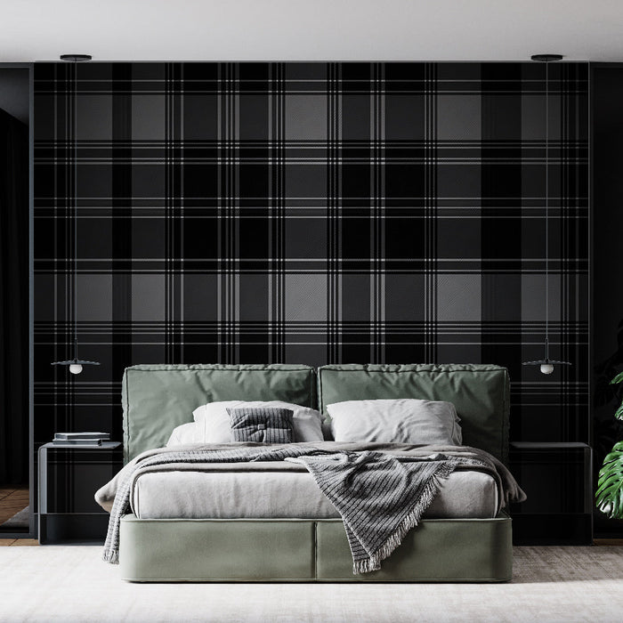 Tapetti | Musta ja harmaa