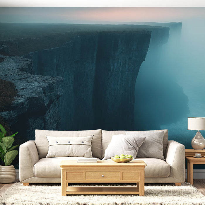 Tapeta mlhavý útes | Dobrodružství na severských pobřežích