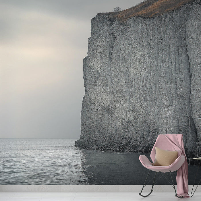 Fototapet marine-cliff | En beroligende utsikt over en klippe med utsikt over havet