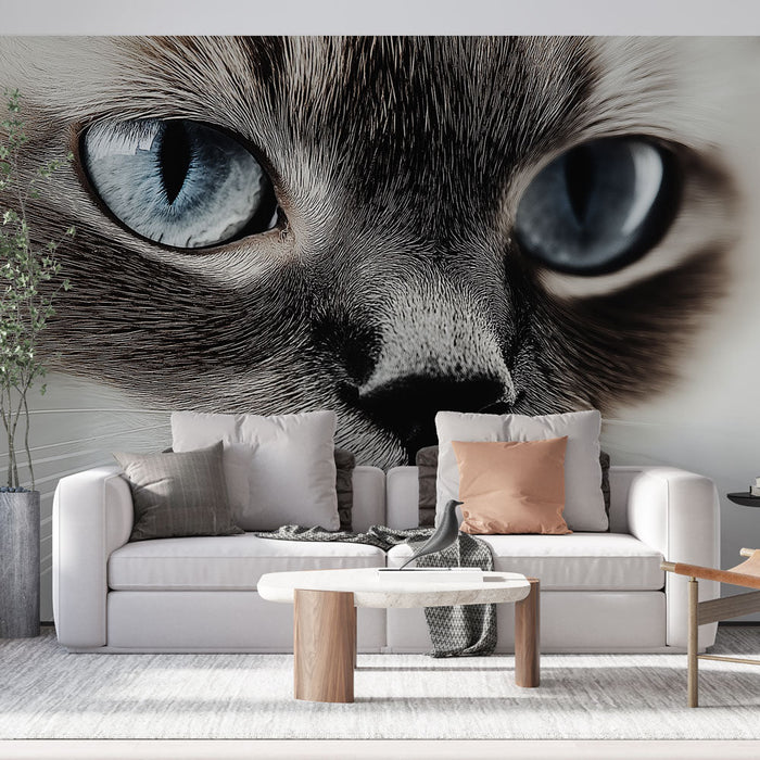 Fototapeet kassiga | Heledate silmadega kassi portree