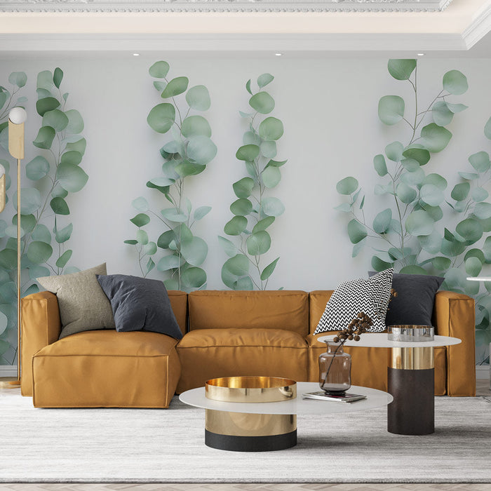 Tapete φύλλων | Αιθέρια φύλλα σε αποχρώσεις του πράσινου