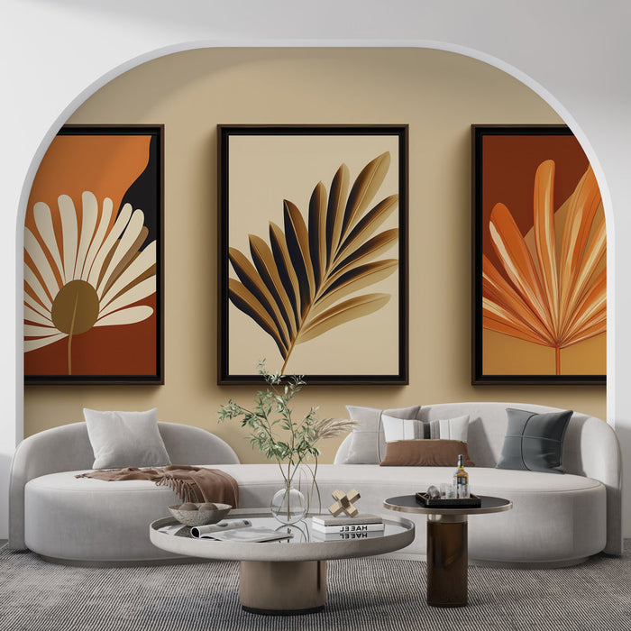 Fotótapé falevelek | Geometriai minták és őszi színek