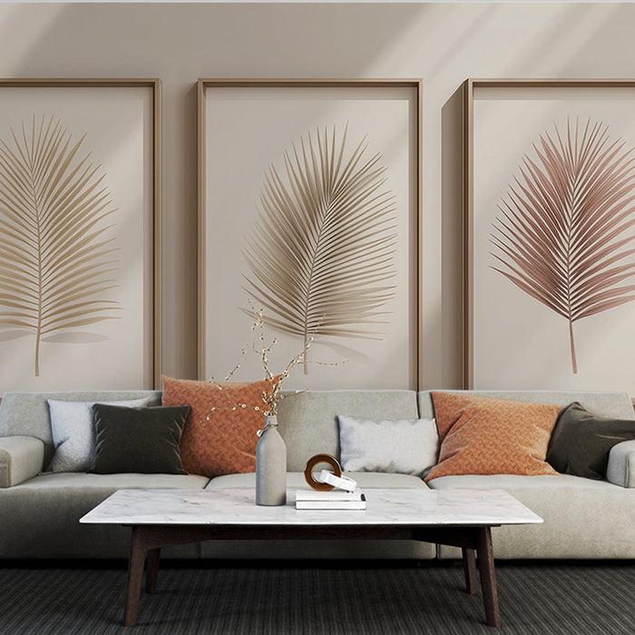 Fototapeet lehestik | Õrnad palmid liiva- ja roosades toonides