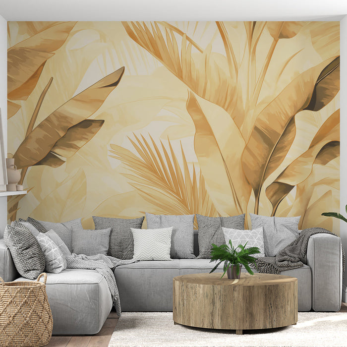 Fototapet yaprak deseni | Büyük yapraklar