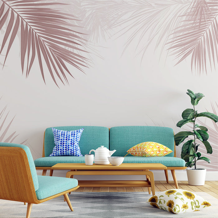 Papel de parede folha de palmeira | Bordeaux